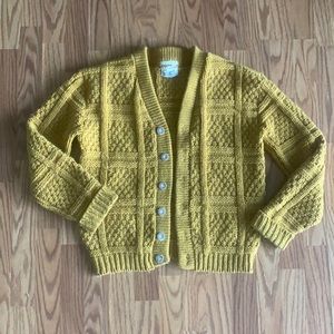 Vintage Richman Brothers Mustard Cardigan